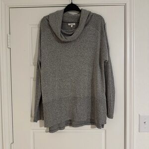 Maurices Heather Gray Cowl Neck Sweater